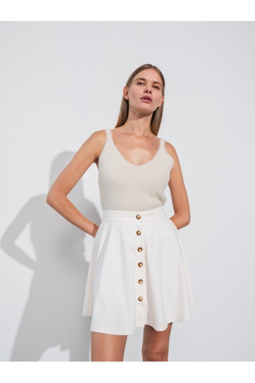 MINI FALDA DE PANA GREEICY