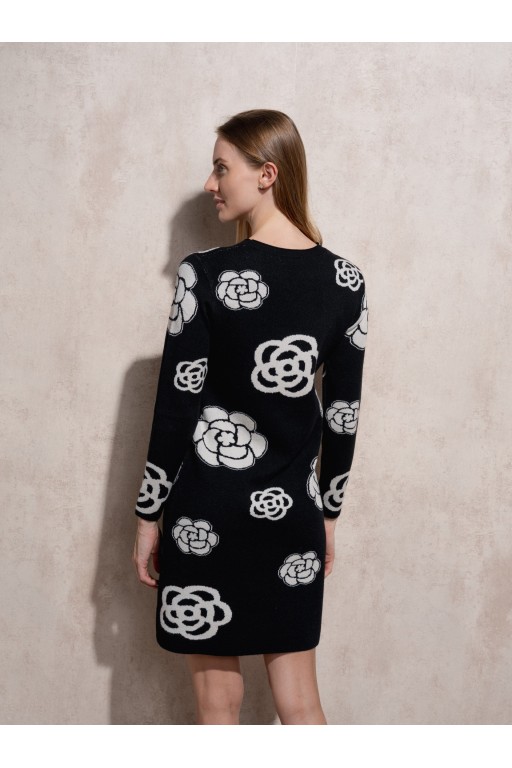 VESTIDO DE PUNTO FLOWERS