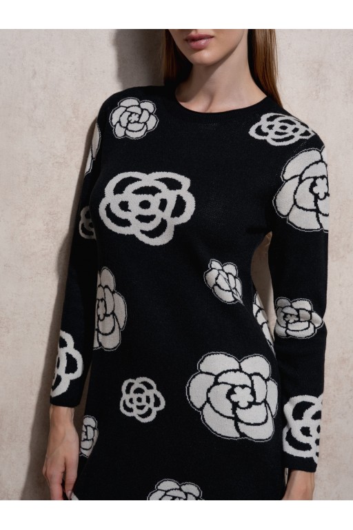 VESTIDO DE PUNTO FLOWERS