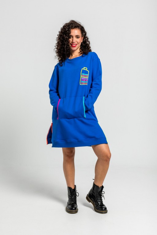 VESTIDO SUDADERA ROBOTS
