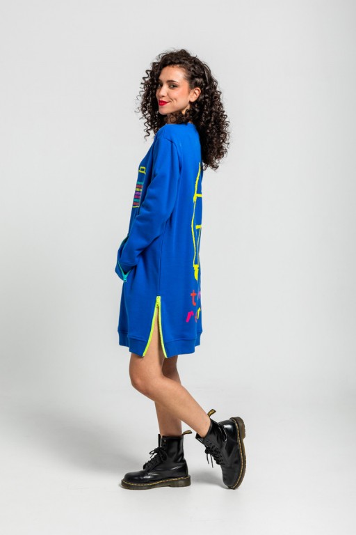 VESTIDO SUDADERA ROBOTS