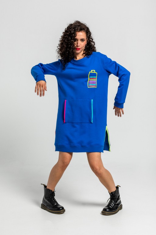 VESTIDO SUDADERA ROBOTS