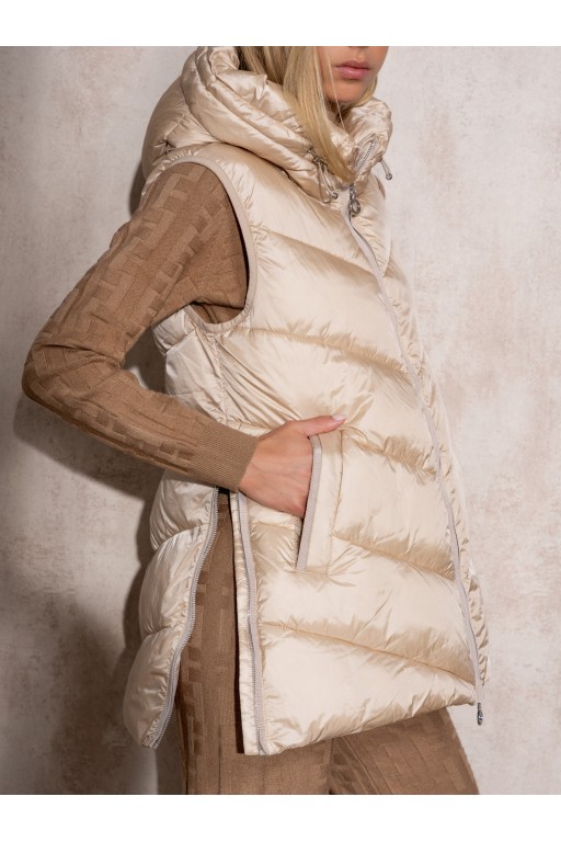 CHALECO CHOCO COLOR BEIG