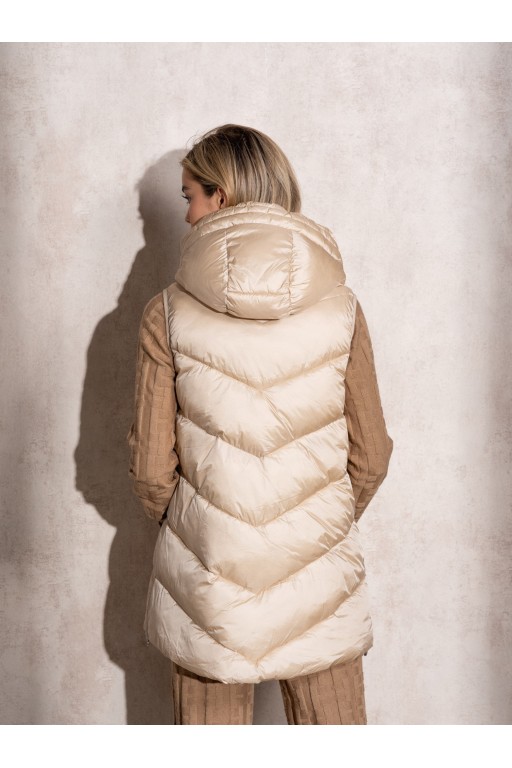 CHALECO CHOCO COLOR BEIG