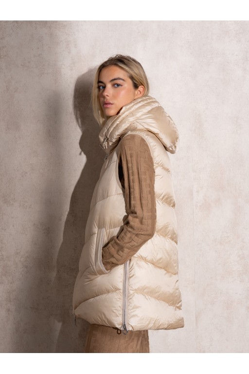 CHALECO CHOCO COLOR BEIG