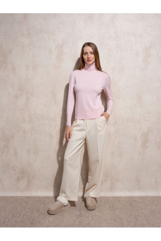 JERSEI CUELLO ALTO IDEAL PARA EL CONJUNTO CIELO O EL CHALECO