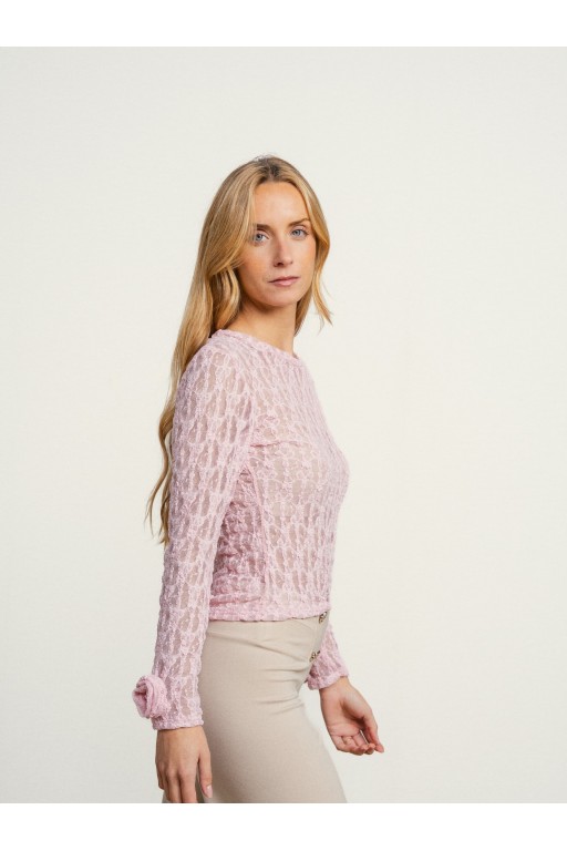 TOP ENCAJE CONJUNTO PRIMAVERA